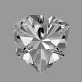 Twelve Easy Gemstone Faceting Designs Shield of the Heart gem facet diagram